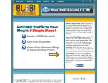 Tablet Screenshot of blogclicker.com